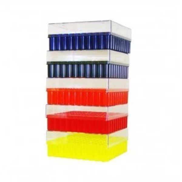 Cryo-Freeze Storage Box, 100 Capacity, Vented, Assorted, 5/pk, 5PK, Scientific Specialties, Mfr#: 145900